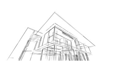 minimal geometrik şekiller, mimari çizgiler