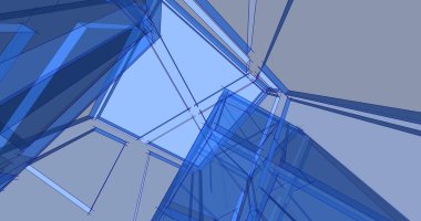 minimal geometrik şekiller, mimari çizgiler