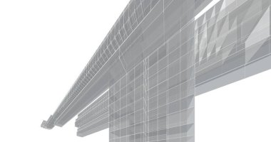 Geometrik mimari binalar tasarımı