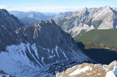 Dağların manzarası, doğa arkaplanı