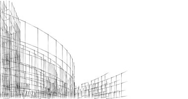 Geometrik mimari binalar tasarımı