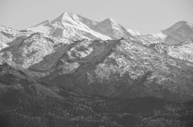 Dağların manzarası, doğa arkaplanı