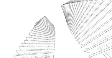 minimal geometrik şekiller, mimari çizgiler