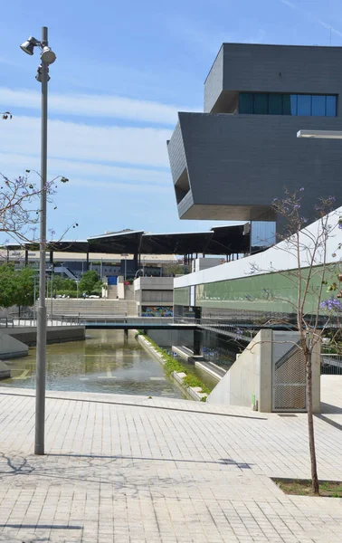 Arquitetura Urbana Moderna Fundo Conceito Cidade — Fotografia de Stock