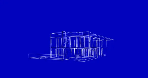 Abstrakcyjny Projekt Tapety Architektonicznej Cyfrowe Tło Koncepcyjne — Zdjęcie stockowe