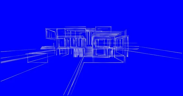 Abstrakcyjny Projekt Tapety Architektonicznej Cyfrowe Tło Koncepcyjne — Zdjęcie stockowe