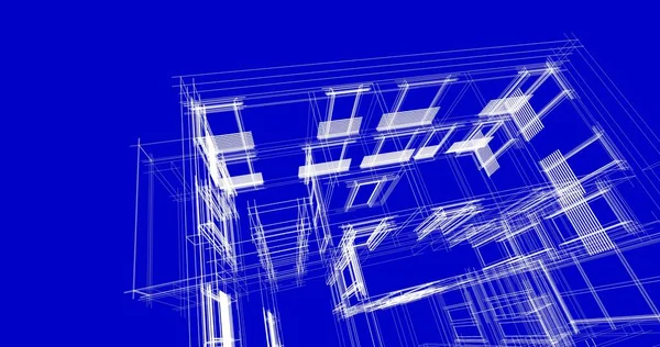 Абстрактный Архитектурный Дизайн Обоев Цифровой Концепт Фон — стоковое фото