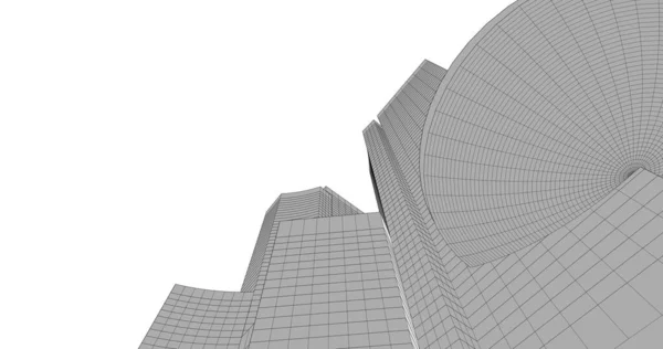 Абстрактный Архитектурный Дизайн Обоев Цифровой Концепт Фон — стоковое фото