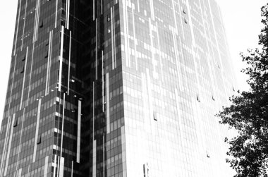 Bulanık şehir. Soyut arkaplan