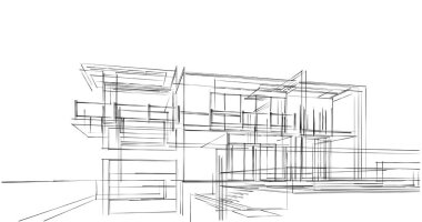 Geometrik mimari binalar tasarımı