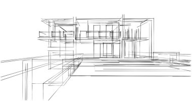 Geometrik mimari binalar tasarımı