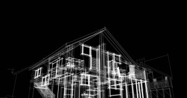 minimal geometrik şekiller, mimari çizgiler