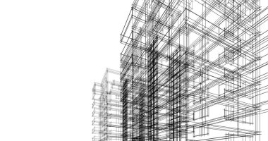 minimal geometrik mimari binalar tasarımı