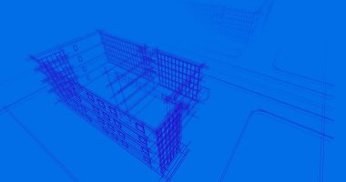 minimal geometrik şekiller, mimari çizgiler