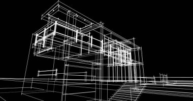 Geometrik mimari binalar tasarımı