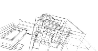 Geometrik mimari binalar tasarımı