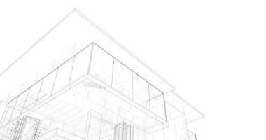 minimal geometrik mimari binalar tasarımı