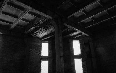 mimari sanat konsepti, minimum geometrik şekiller. 