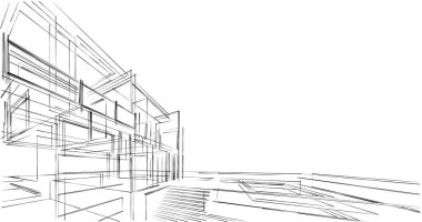 Geometrik mimari binalar tasarımı