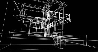Geometrik mimari binalar tasarımı