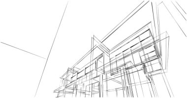 Geometrik mimari binalar tasarımı