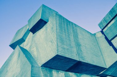 minimal geometrik şekiller, mimari çizgiler