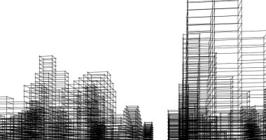 eskiz sanat geometrik mimari binalar tasarımı