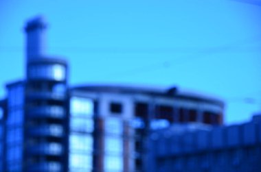 Bulanık şehir. Soyut arkaplan