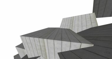 minimal geometrik şekiller, mimari çizgiler