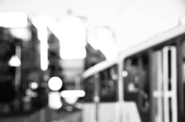 Bulanık şehir. Soyut arkaplan