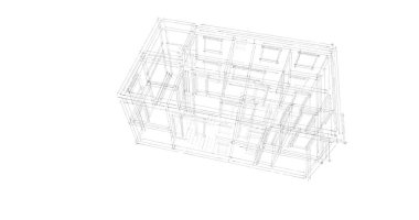 Geometrik mimari binalar tasarımı