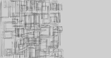 Arkaplanda mimari bina 3d illüstrasyon