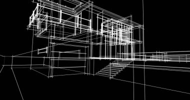 Geometrik mimari binalar tasarımı