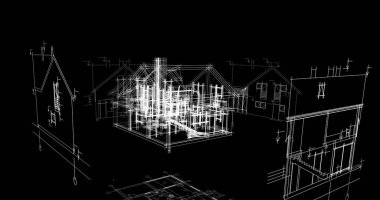 minimal geometrik şekiller, mimari çizgiler