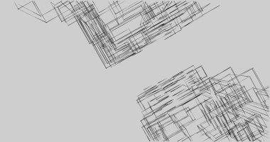 Arkaplanda mimari bina 3d illüstrasyon