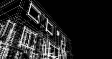 Geometrik mimari binalar tasarımı