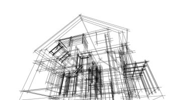 minimal geometrik mimari binalar tasarımı