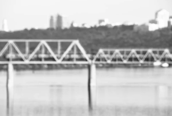 Vista Panorâmica Construção Ponte Cidade — Fotografia de Stock