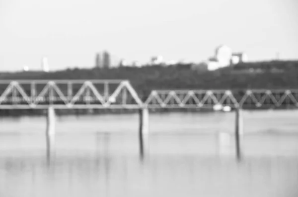 Vista Panorâmica Construção Ponte Cidade — Fotografia de Stock