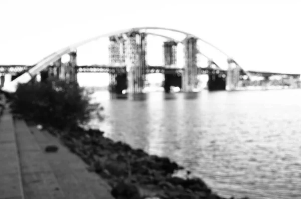 Şehirdeki Köprü Inşaatının Manzarası — Stok fotoğraf