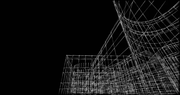 Абстрактный Архитектурный Дизайн Обоев Цифровой Концепт Фон — стоковое фото