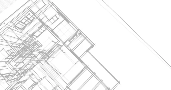 Абстрактный Архитектурный Дизайн Обоев Цифровой Концепт Фон — стоковое фото