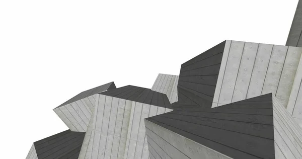 Minimální Geometrické Tvary Architektonické Linie — Stock fotografie