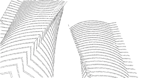 Abstrakcyjny Projekt Tapety Architektonicznej Cyfrowe Tło Koncepcyjne — Zdjęcie stockowe