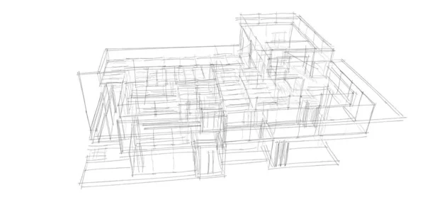 Абстрактный Архитектурный Дизайн Обоев Цифровой Концепт Фон — стоковое фото