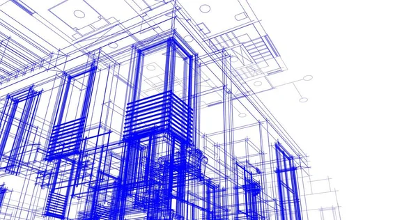 Абстрактный Архитектурный Дизайн Обоев Цифровой Концепт Фон — стоковое фото