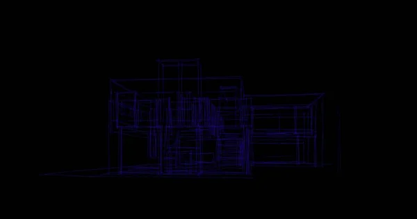 Абстрактный Архитектурный Дизайн Обоев Цифровой Концепт Фон — стоковое фото