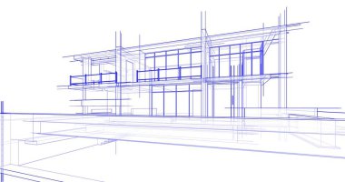 minimal geometrik mimari binalar tasarımı