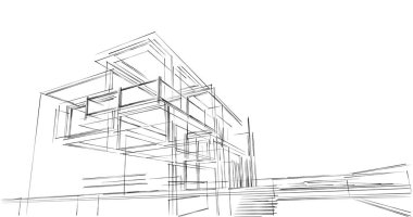 Geometrik mimari binalar tasarımı