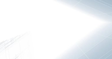 Arkaplanda mimari bina 3d illüstrasyon